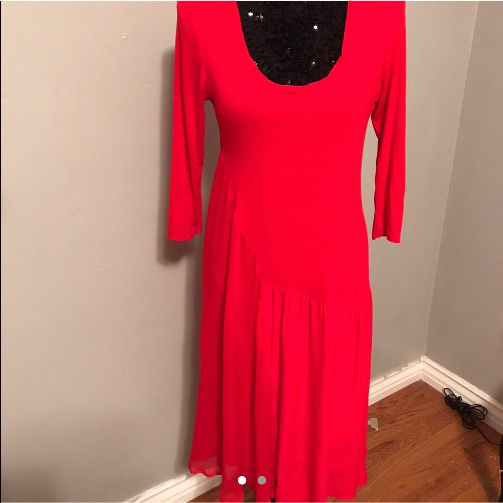 Red dress